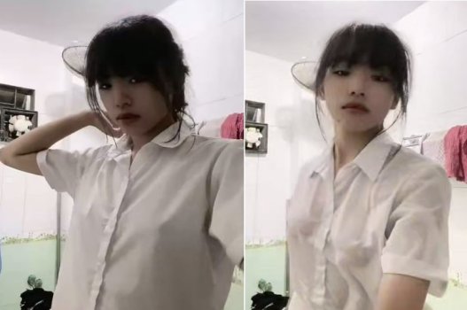 Nữ sinh tắm vẫn muốn bạn trai hay